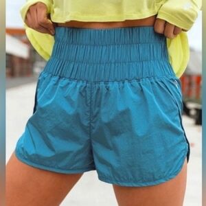 NEW Free People Movement Way Home Active Short in Turquoise Large